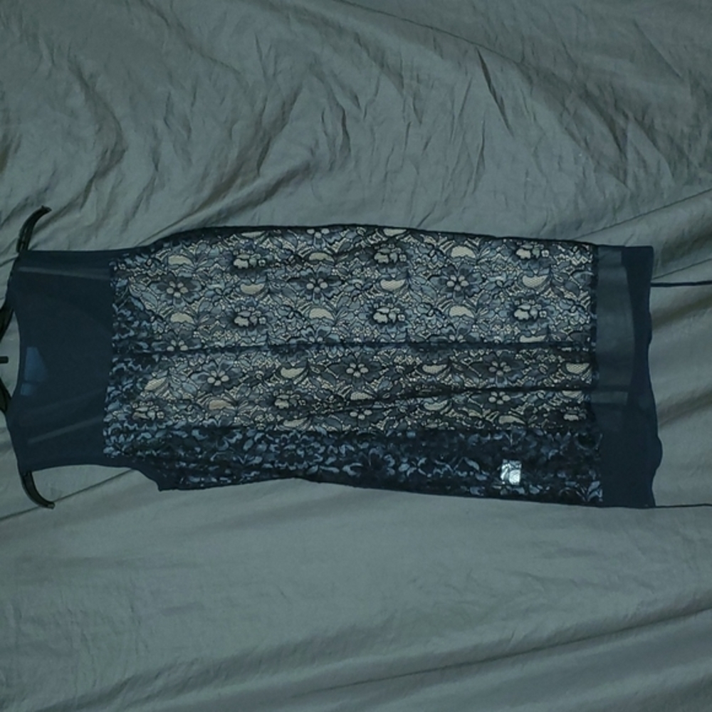 Blue dress